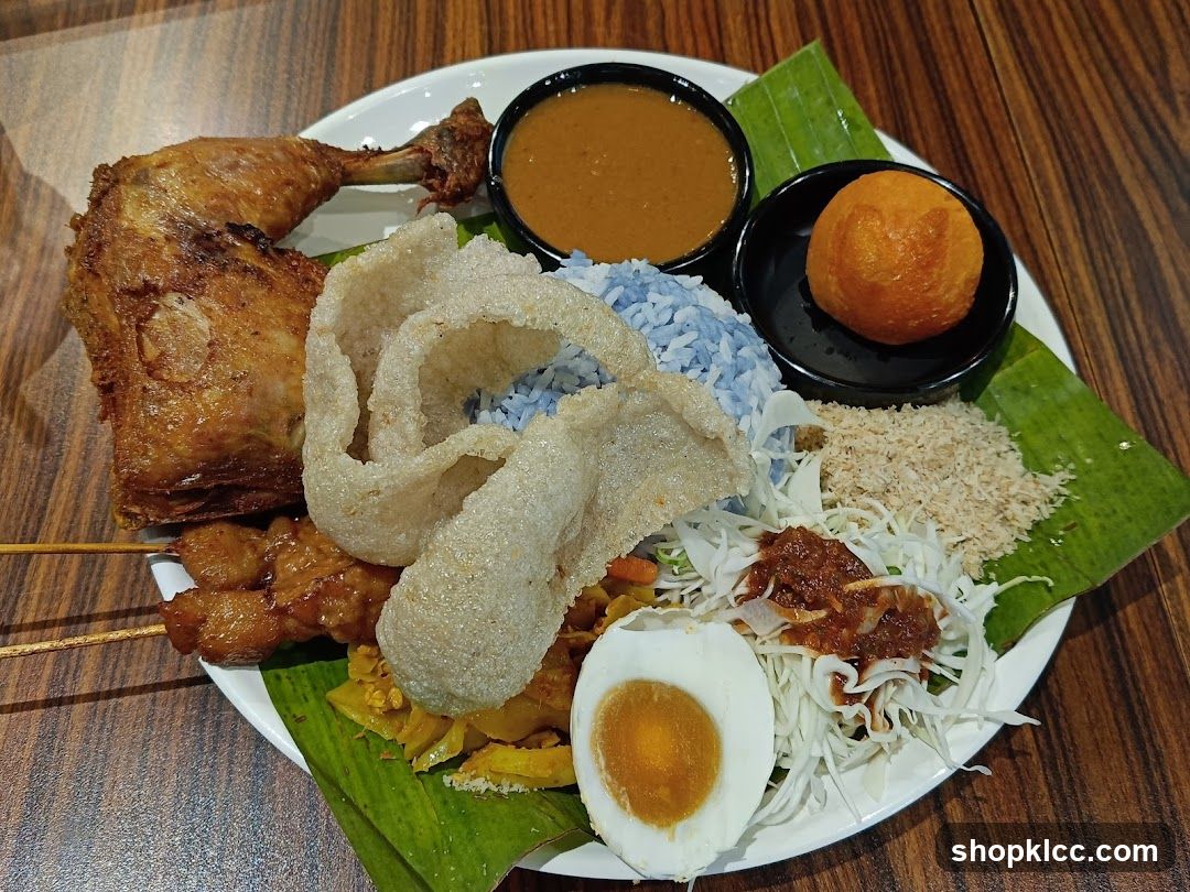Nasi Kerabu Platter