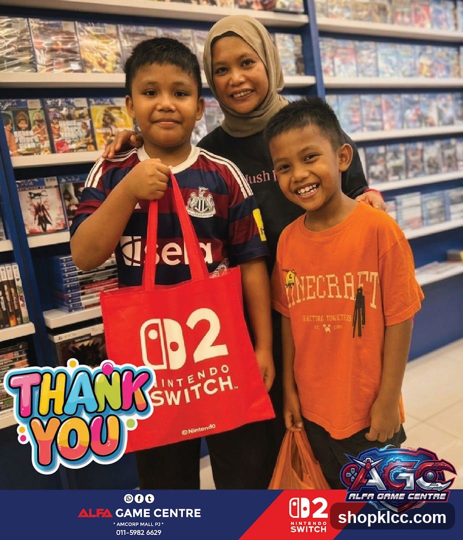 Thank You - Nintendo Switch Store Interior