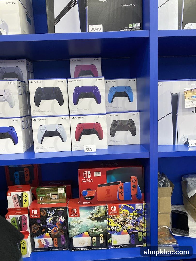 Gaming Console Display Shelf