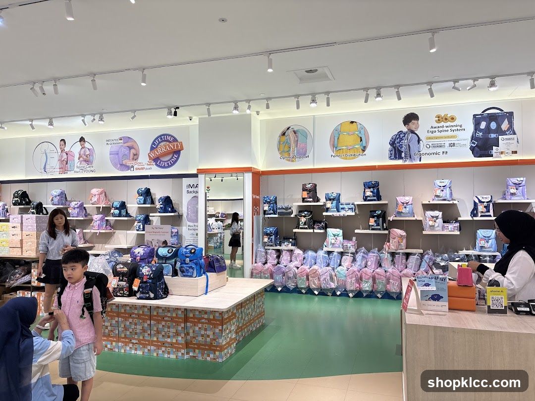 Backpack Store Interior