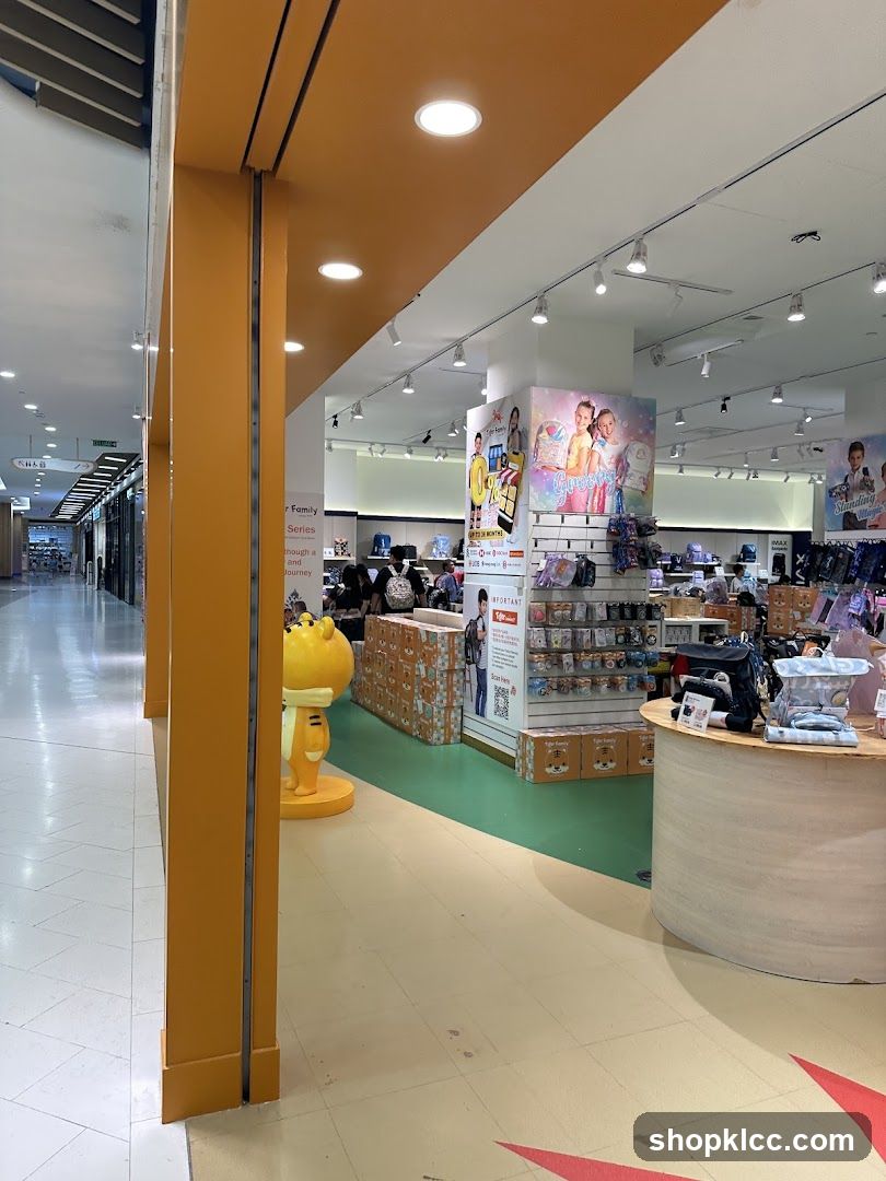 Interior of a retail store with merchandise display