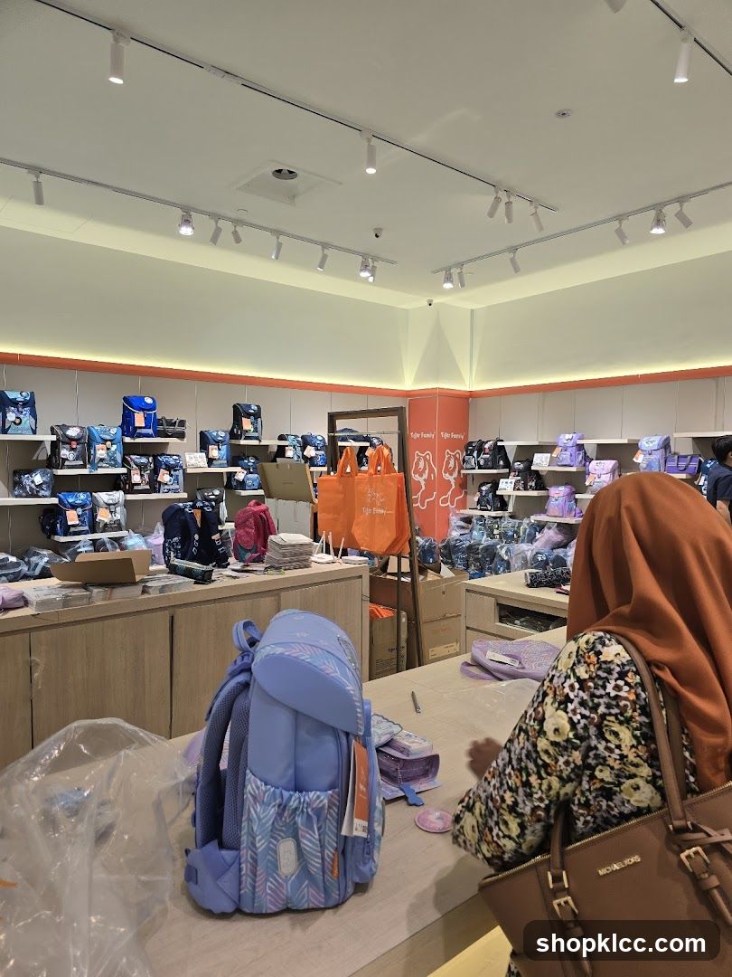 Backpack Store Interior