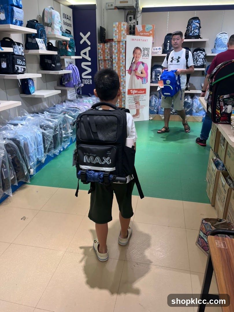 Backpack Store Interior