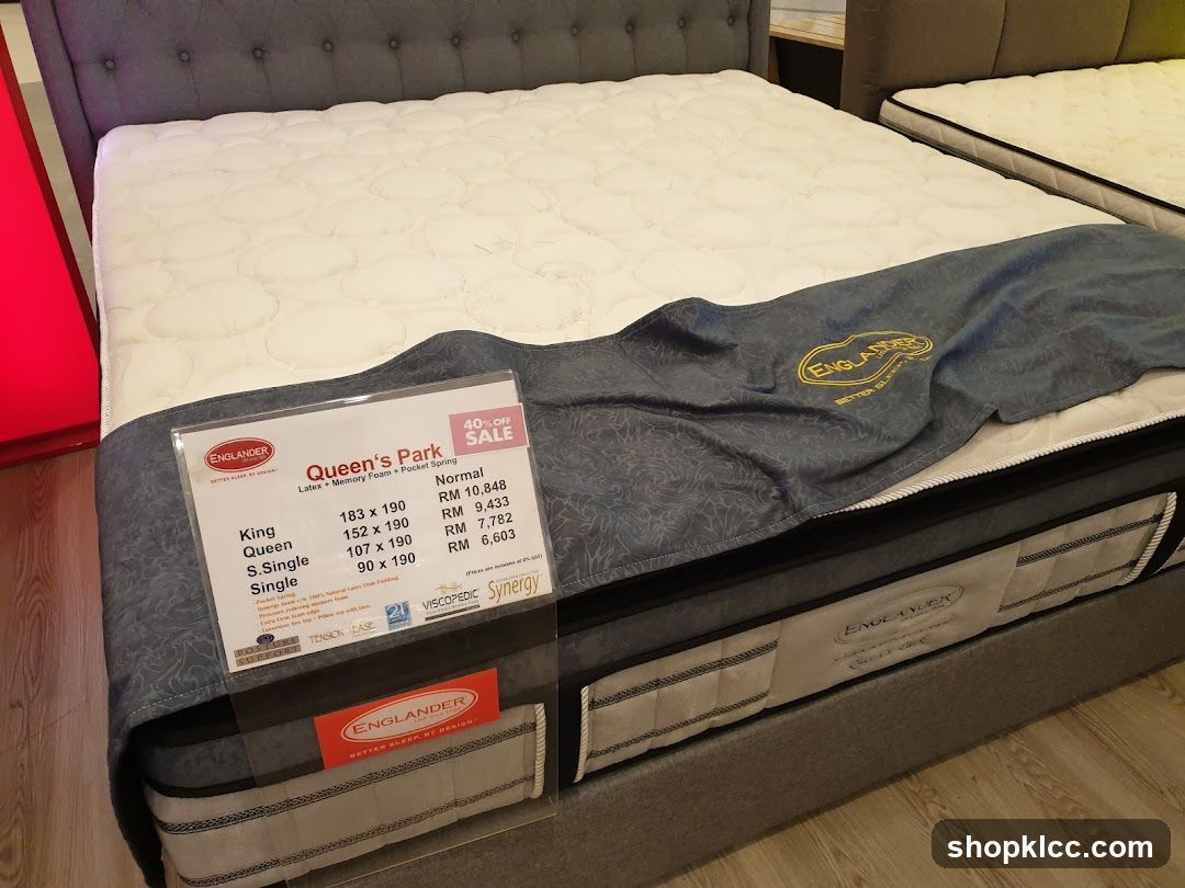 England Bed Display