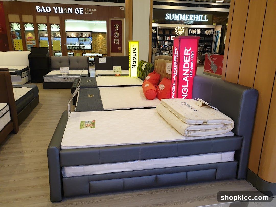 Mattress Store Interior Display