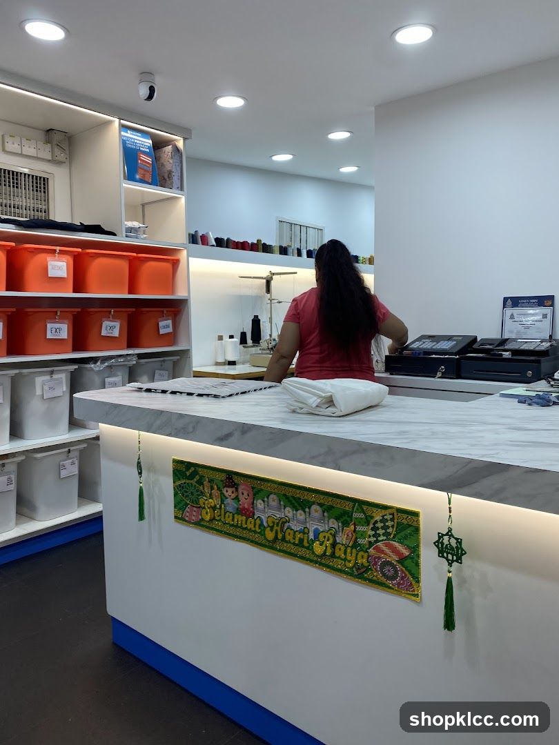Sewing Shop Counter