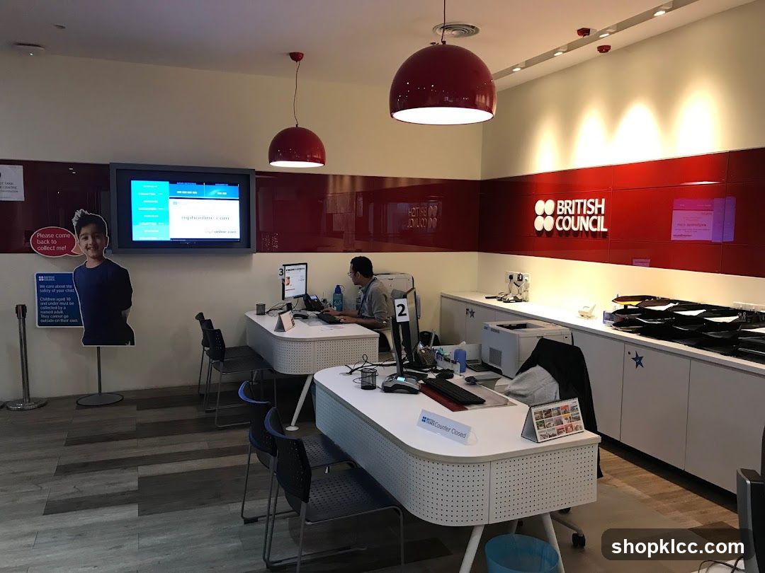 British Council Reception Area
