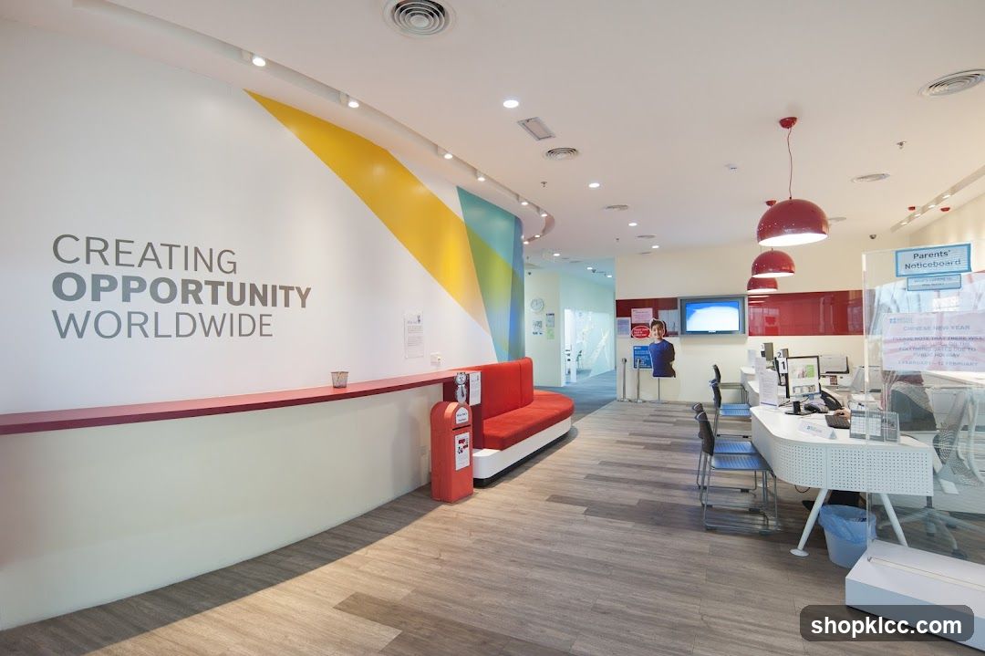 Reception Area with Motivational Slogan