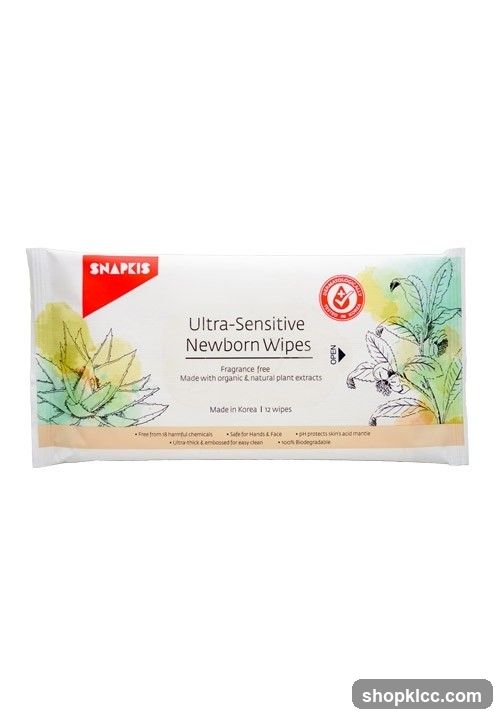 Snapkis Ultra-Sensitive Newborn Wipes