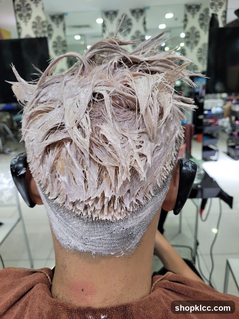 Hair Bleaching Process