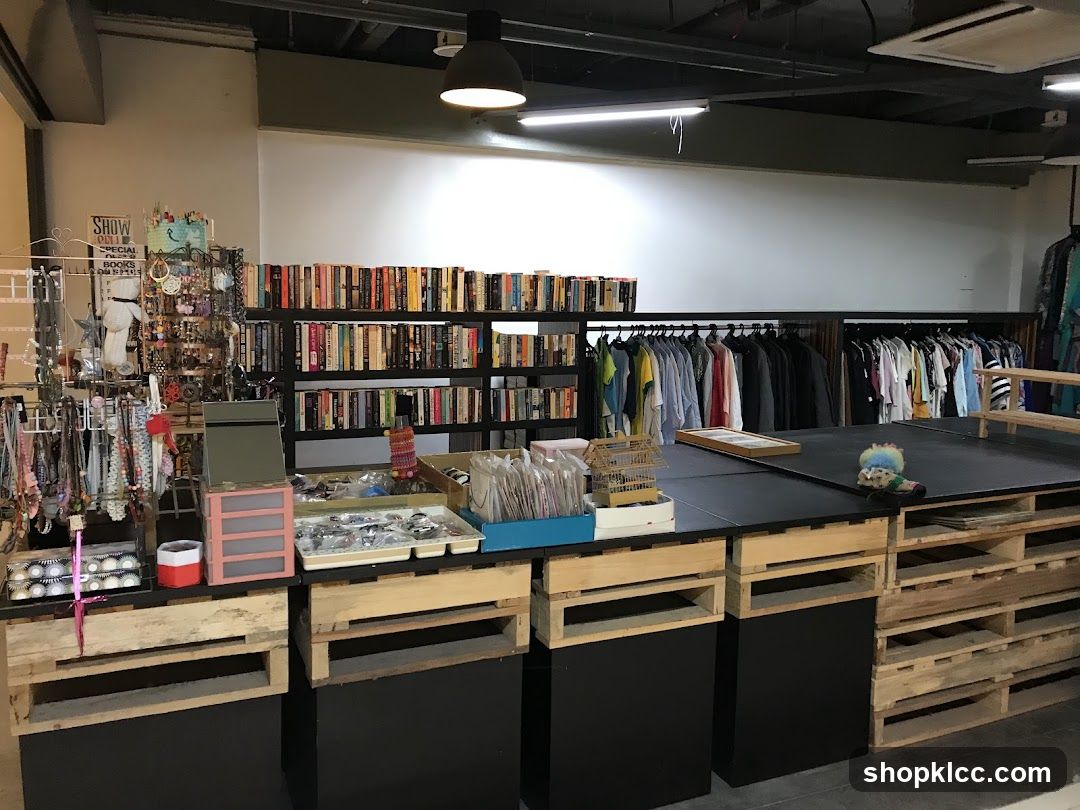 Secondhand store interior