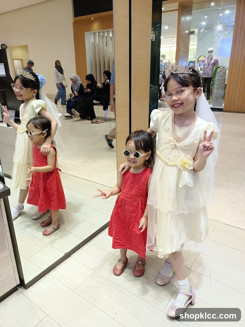 Children in Dresses and Sunglasses