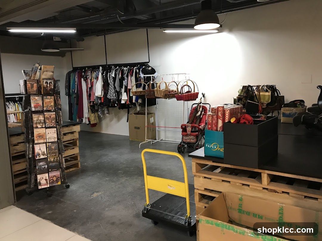 Secondhand store interior