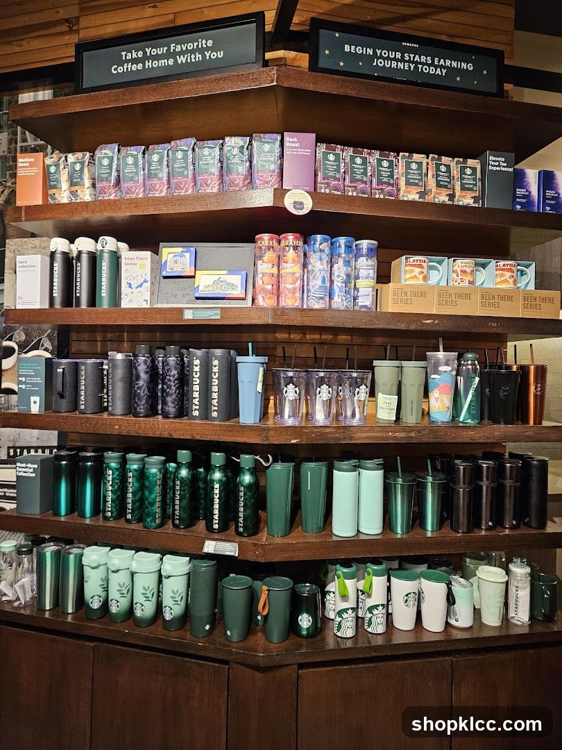 Starbucks Merchandise Display
