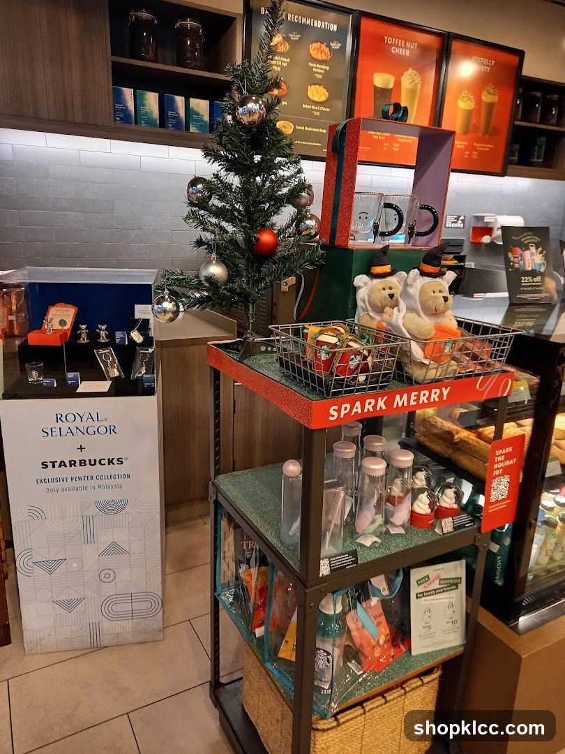 Starbucks Holiday Display