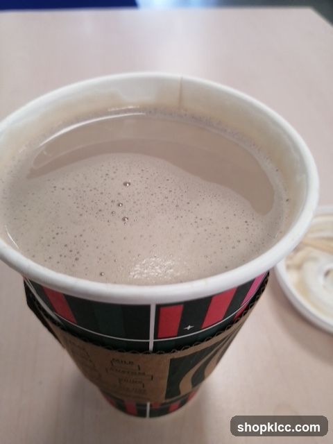 Coffee in a paper cup