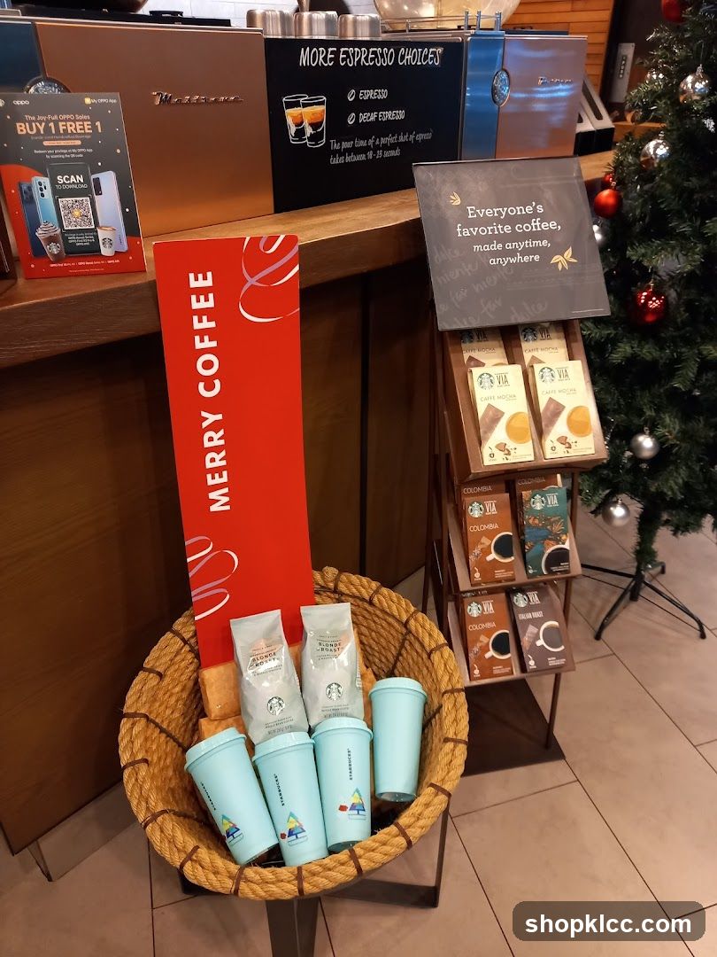 Starbucks Holiday Display