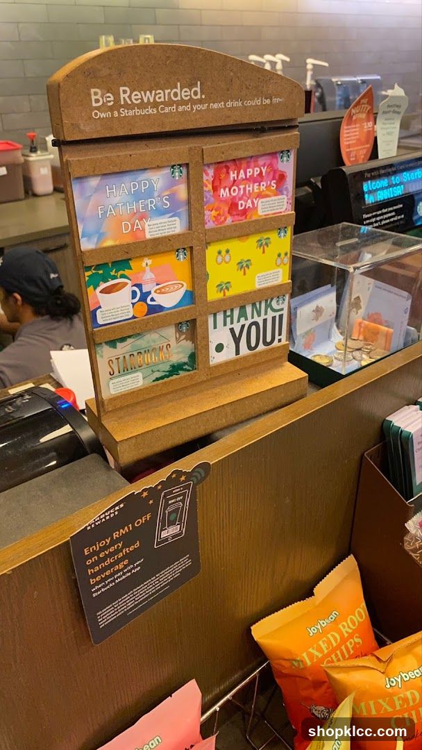 Starbucks Counter Display