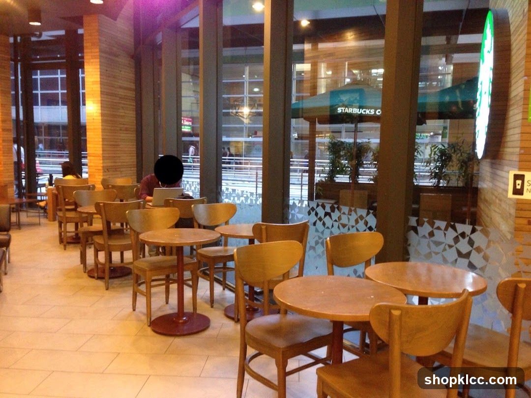 Starbucks Interior Seating Area