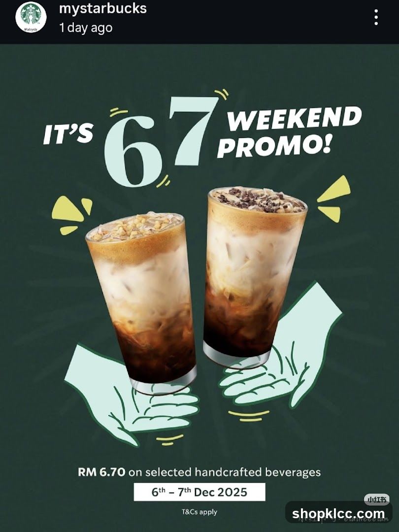 Starbucks Weekend Promo