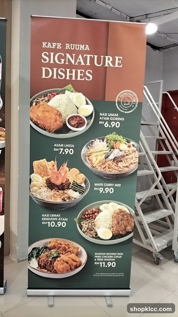 Kafe Ruuma Signature Dishes