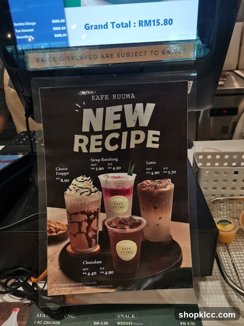 Kafe Ruuma New Recipe Menu