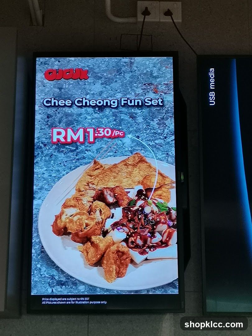Chee Cheong Fun Set Advertisement