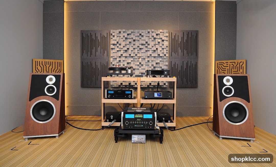 High-fidelity audio equipment setup