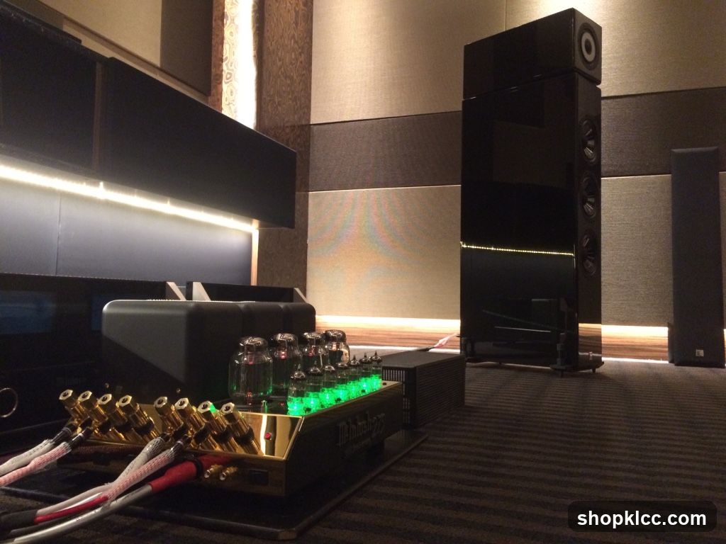 Audio equipment in a room
