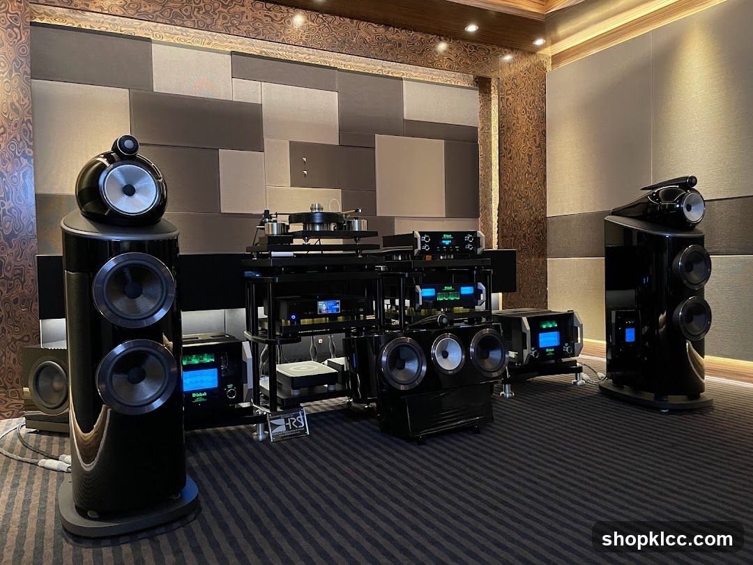 High-End Audio Equipment Display