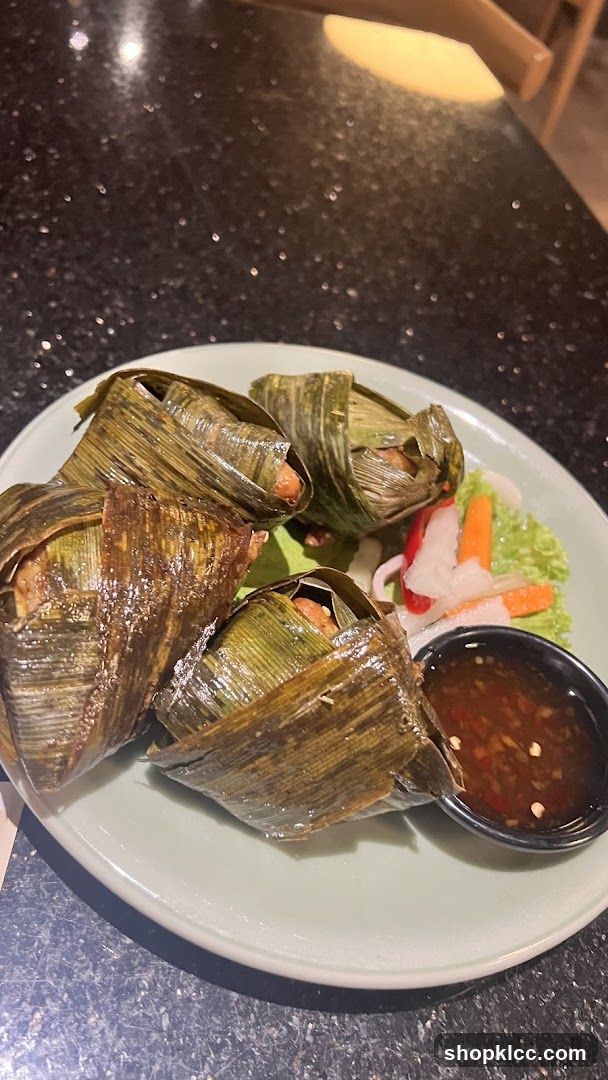 Chicken Wrapped in Pandan Leaves