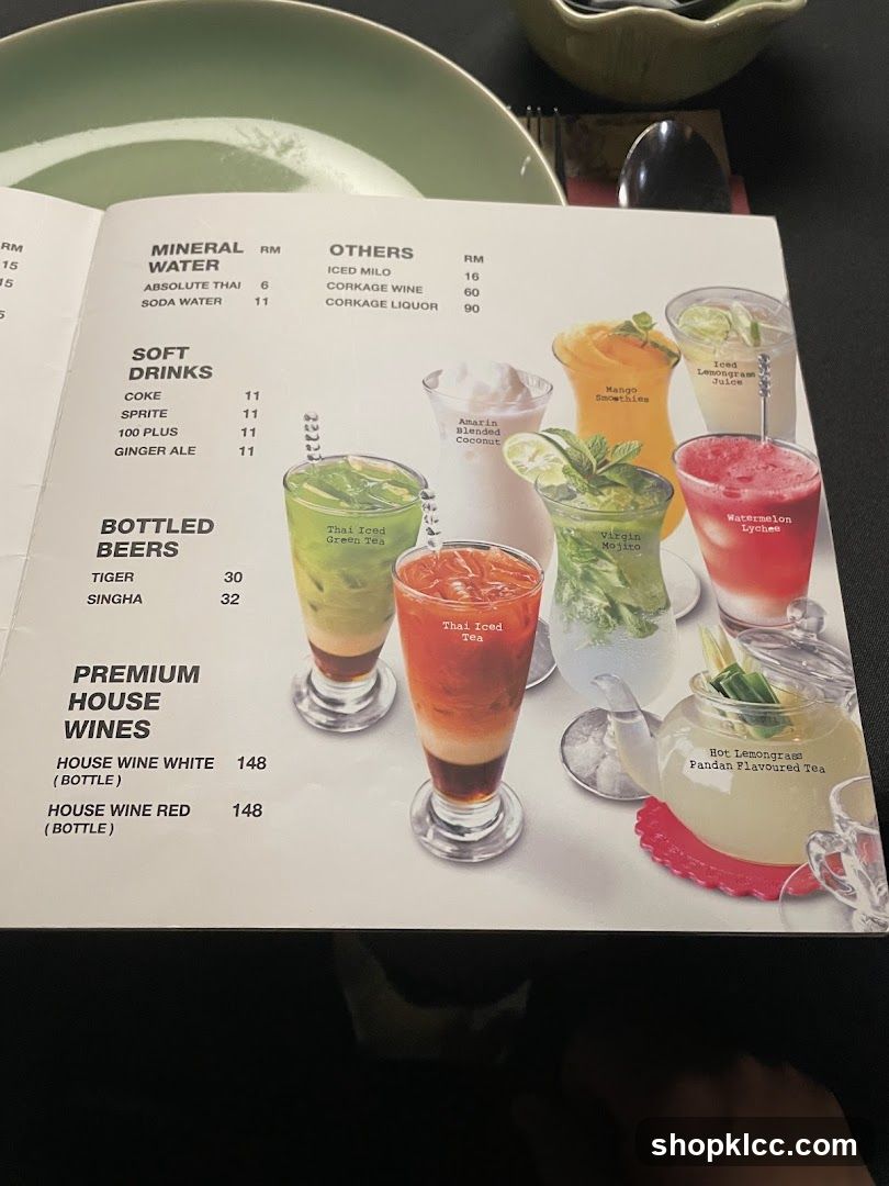 Beverage Menu