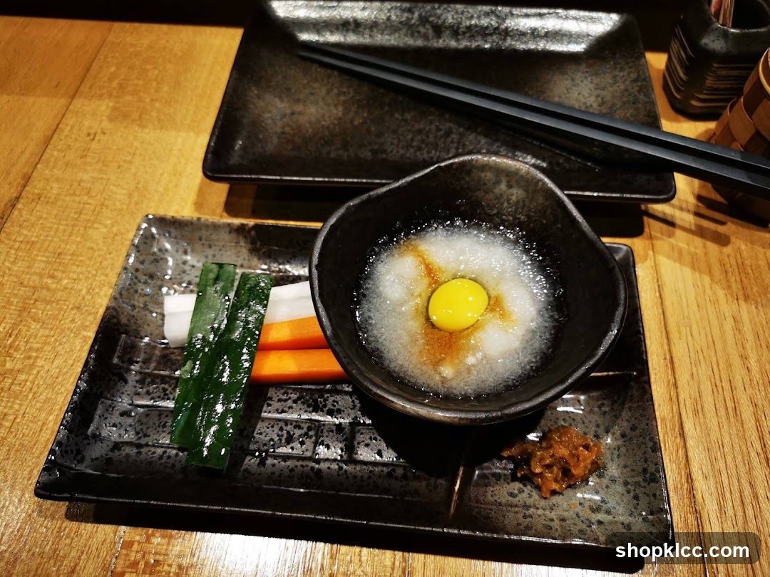 Appetizer with Quail Egg and Vegetables