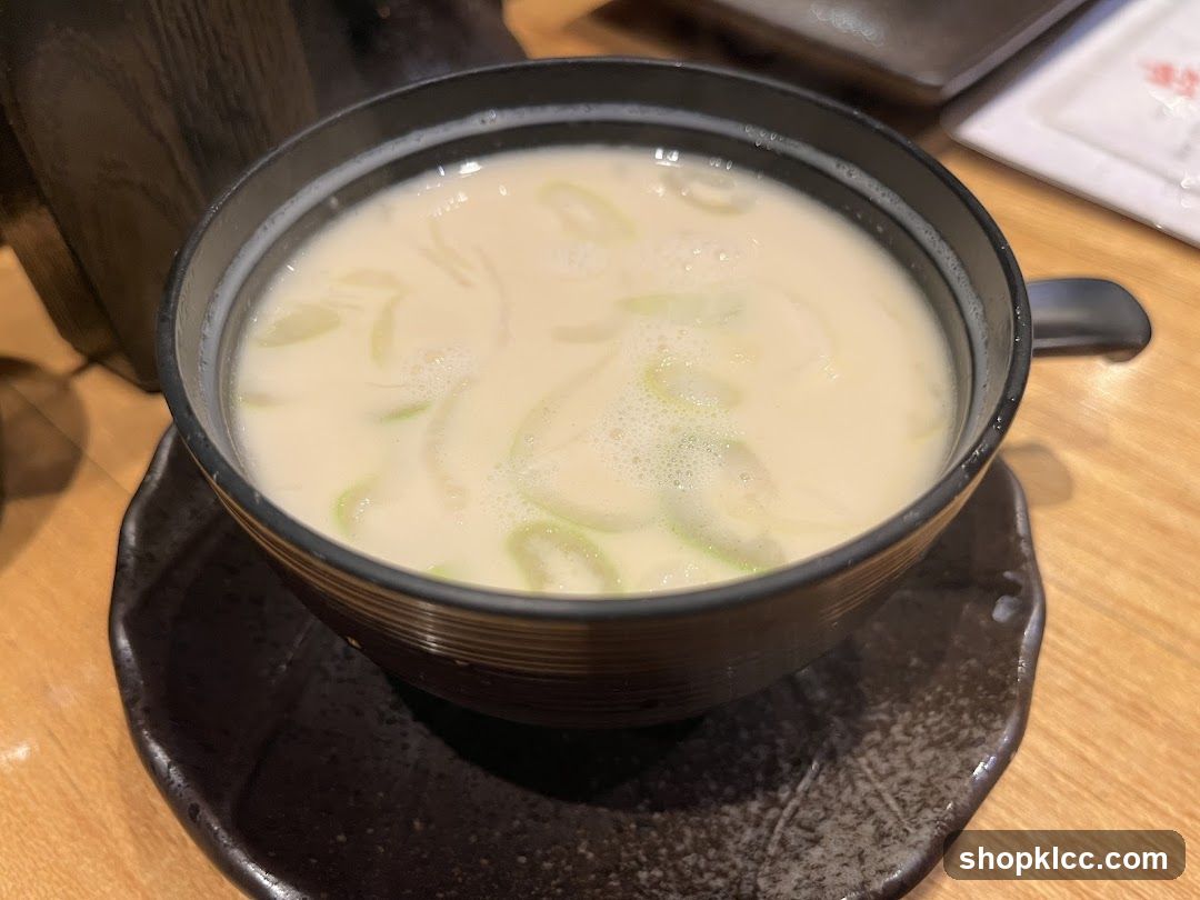 Creamy Soup with Green Onions