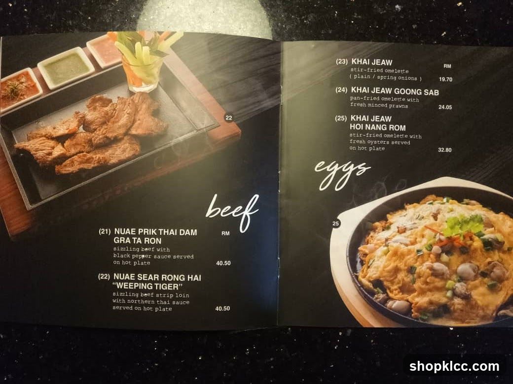 Menu Page