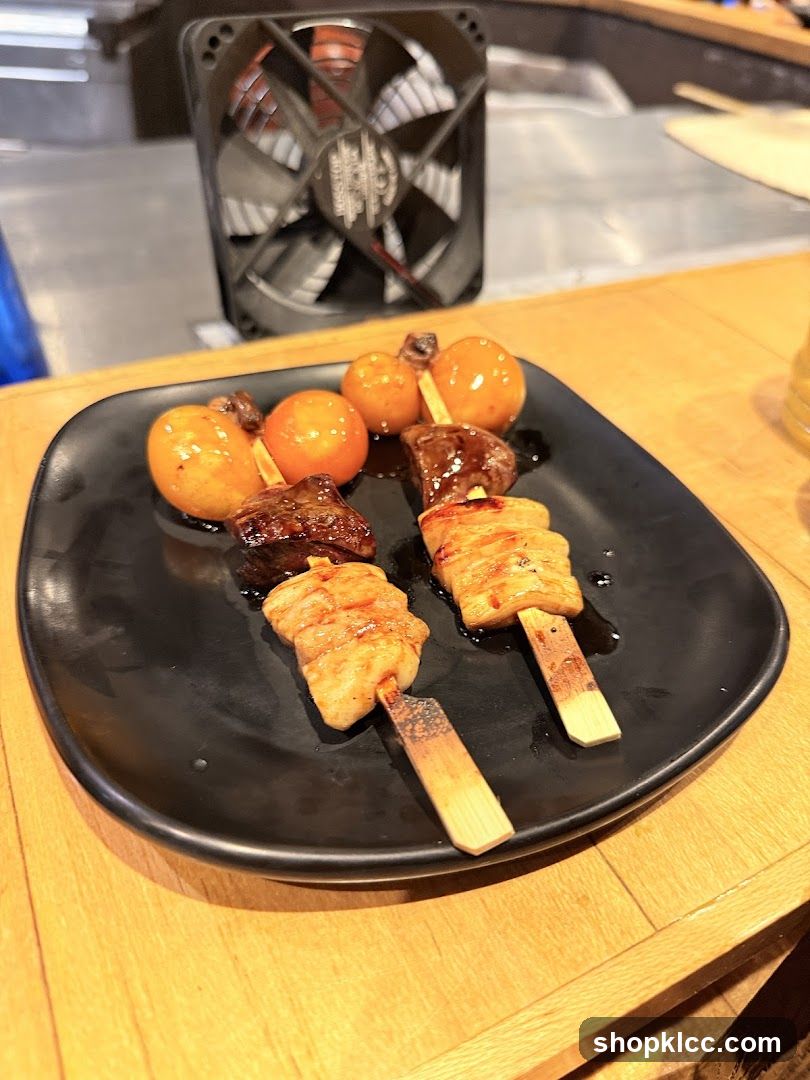 Skewers on a Plate