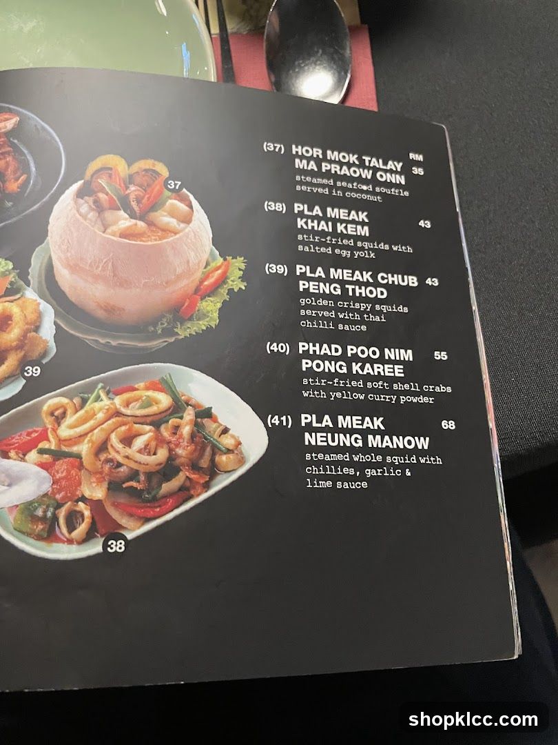 Menu Items