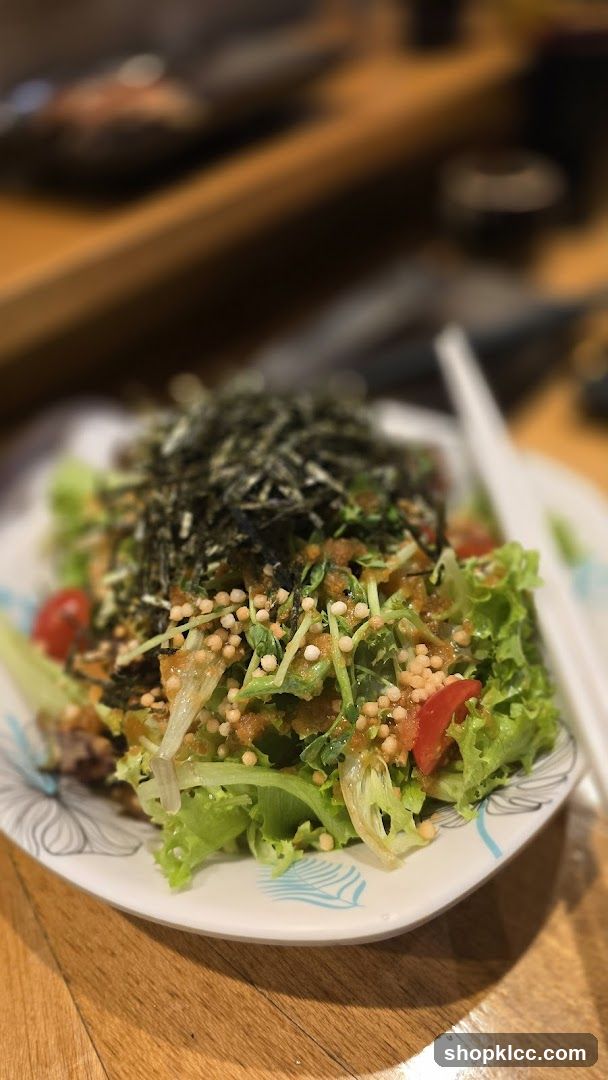 Salad with Nori and Crispy Grains