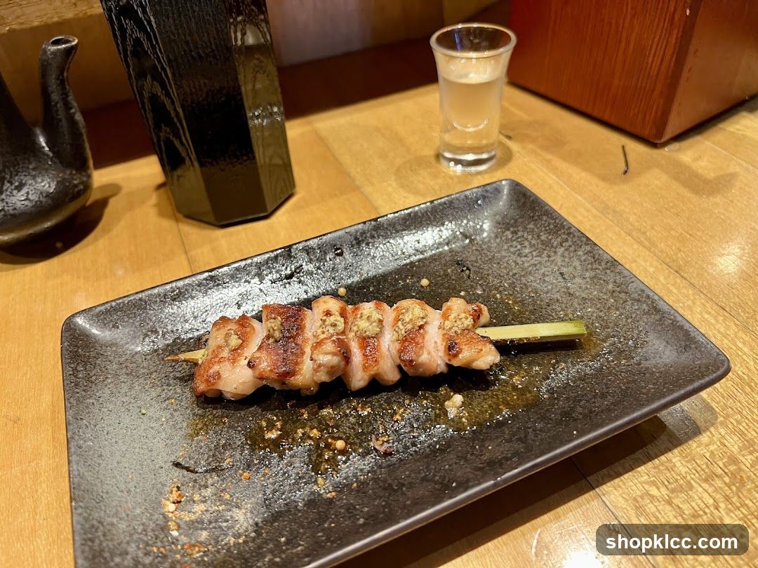Yakitori Skewer and Drink