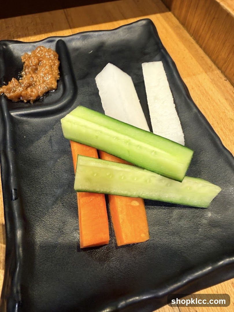 Vegetable Sticks with Dip