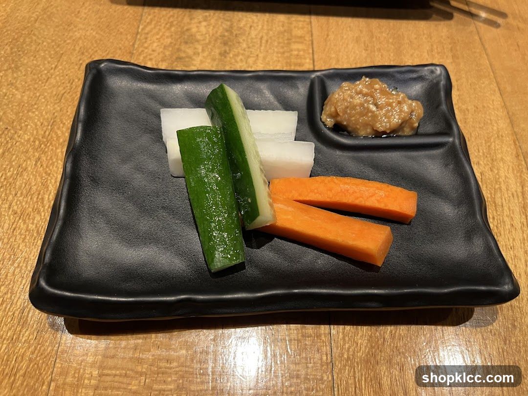 Vegetable Sticks with Dip