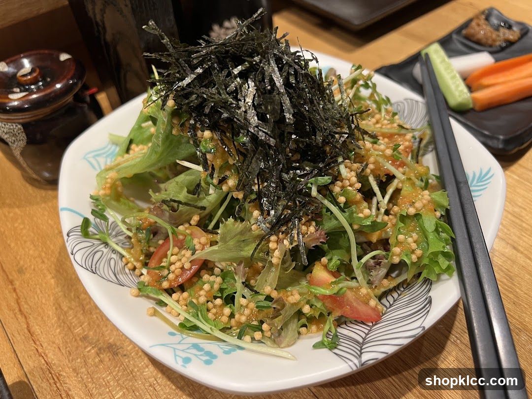 Salad with Nori and Crispy Grains