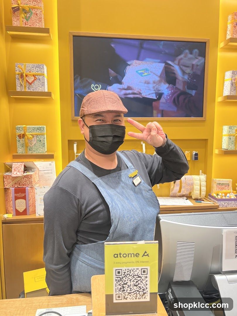 Employee at a counter