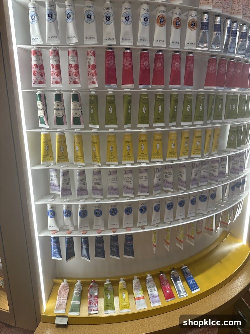 L'Occitane Hand Cream Display