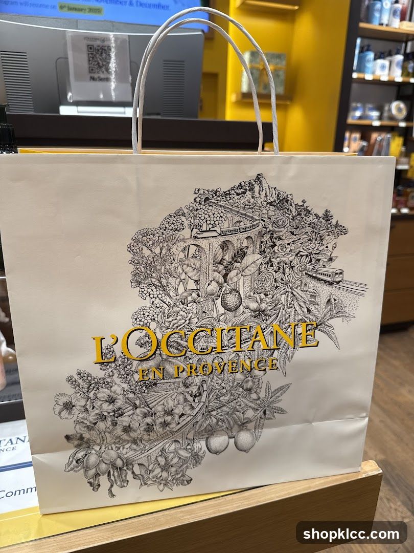 L'Occitane Shopping Bag