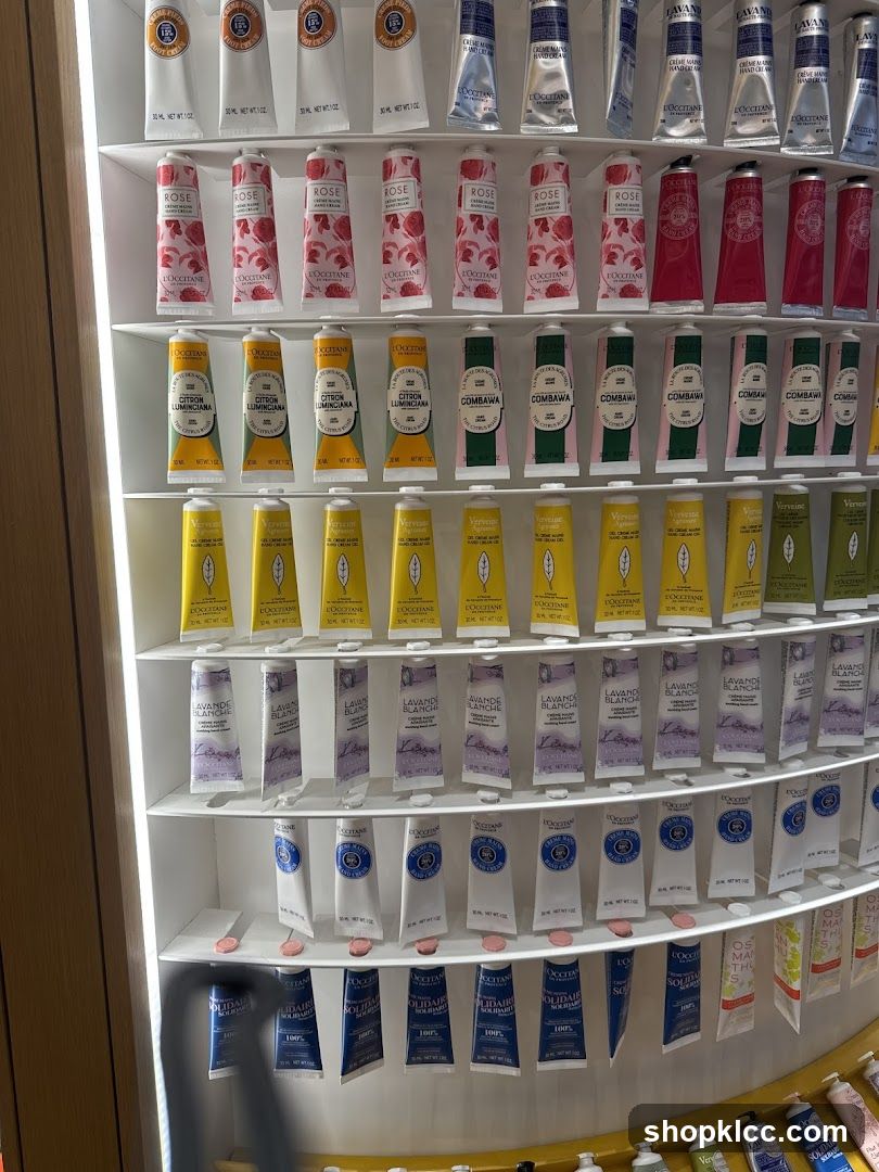 L'Occitane Hand Creams Display