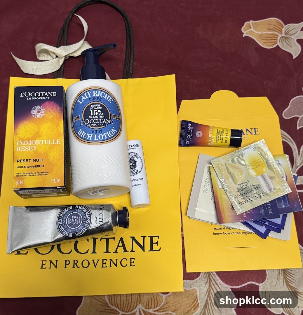 L'Occitane Skincare Products