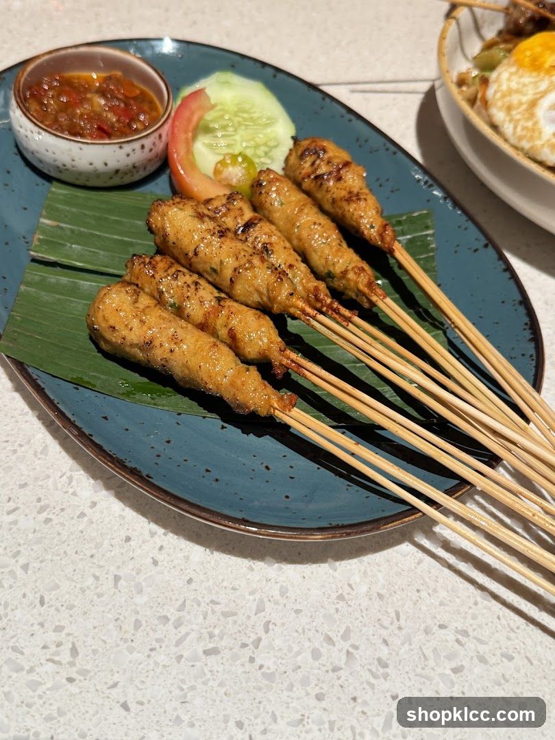 Chicken Satay with Peanut Sauce