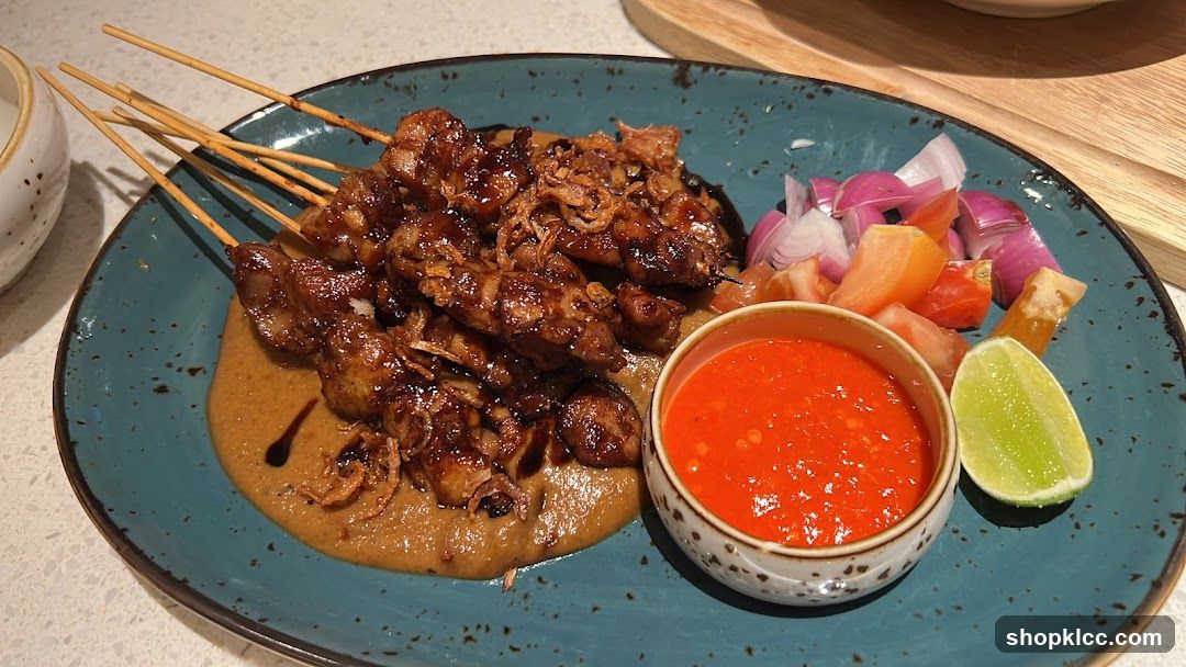 Chicken Satay with Peanut Sauce