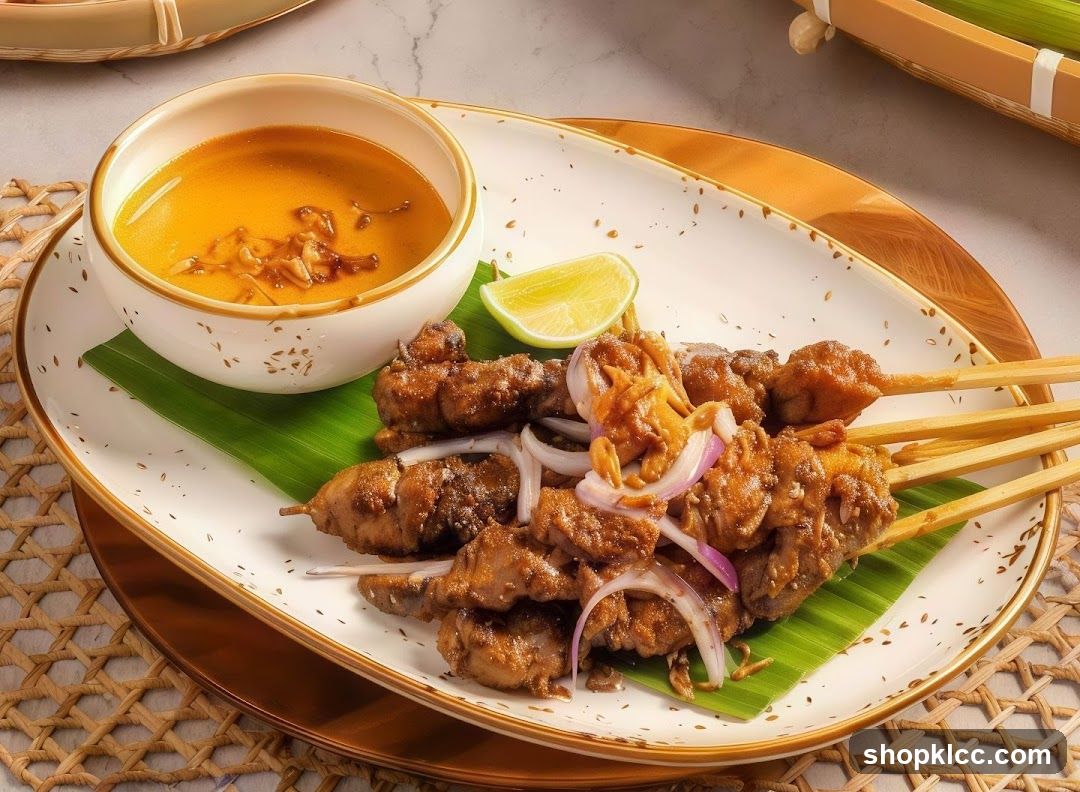Chicken Satay with Peanut Sauce